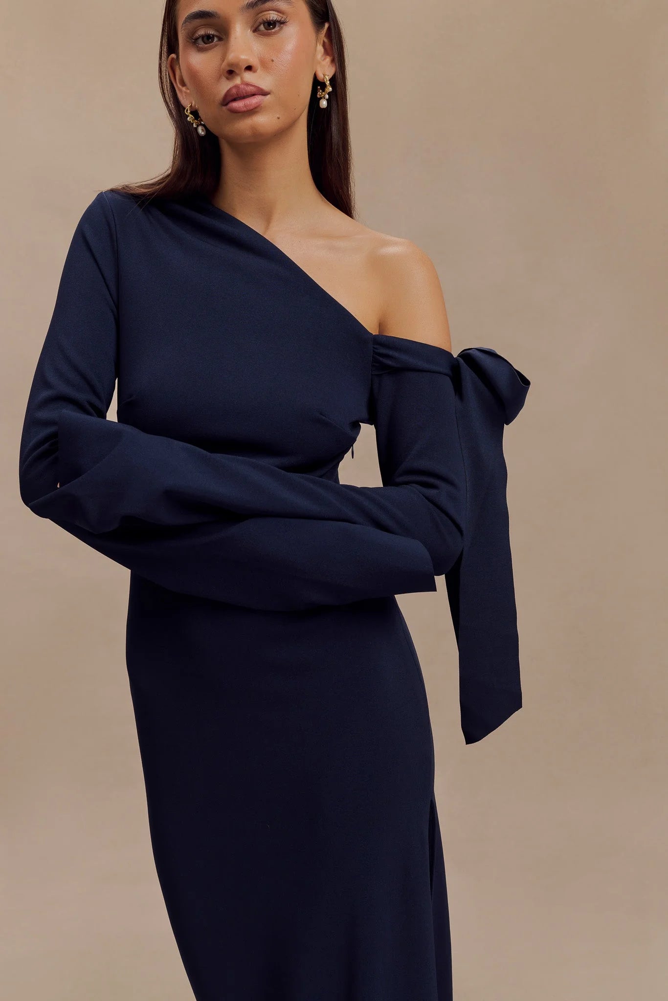 NICOLA DRESS - DARK NAVY