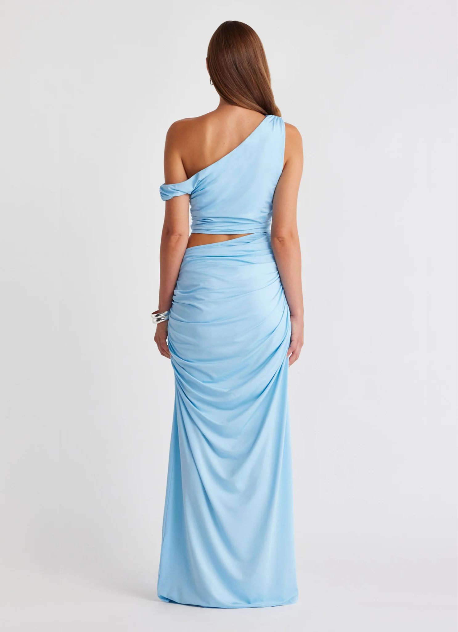 RIKKE JERSEY DRESS - BLUE