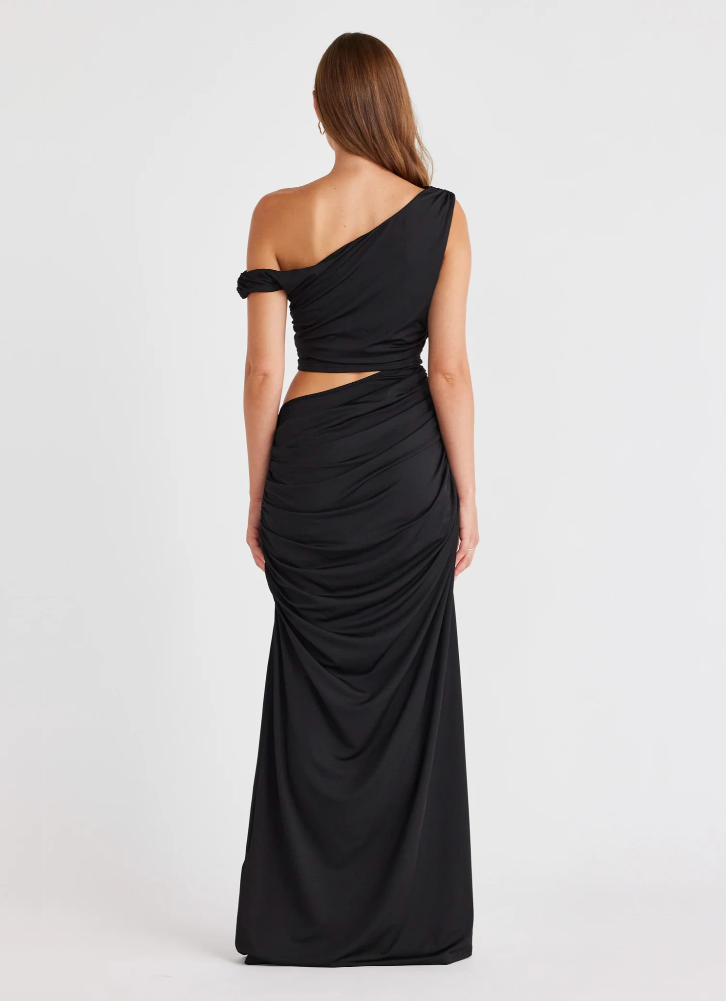 RIKKE JERSEY DRESS - BLACK