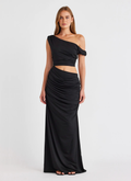RIKKE JERSEY DRESS - BLACK