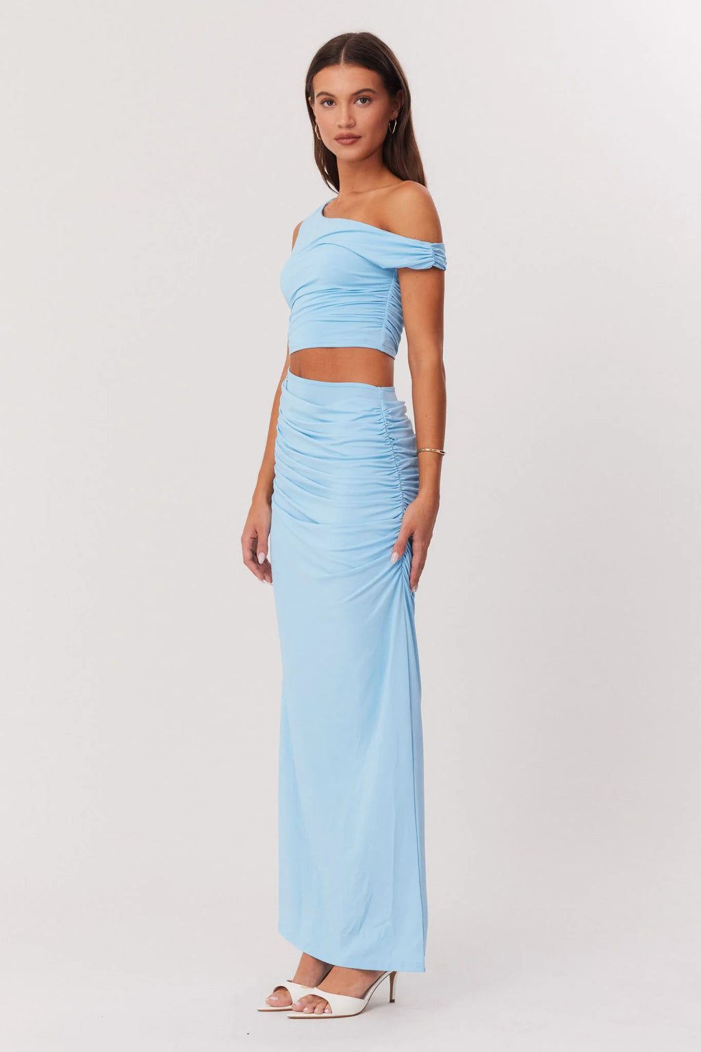 RIKKE JERSEY DRESS - BLUE