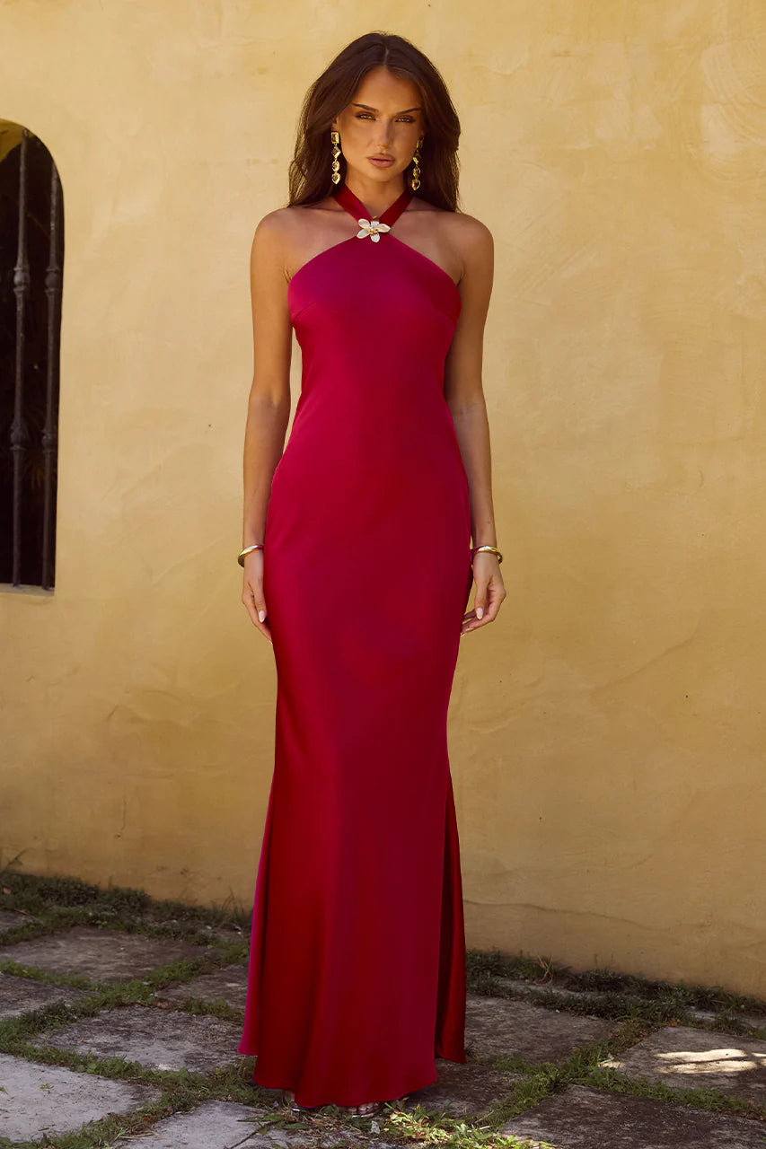 CHARA DRESS - CHERRY