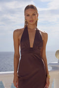 SYLVIE DRESS - CHOCOLATE