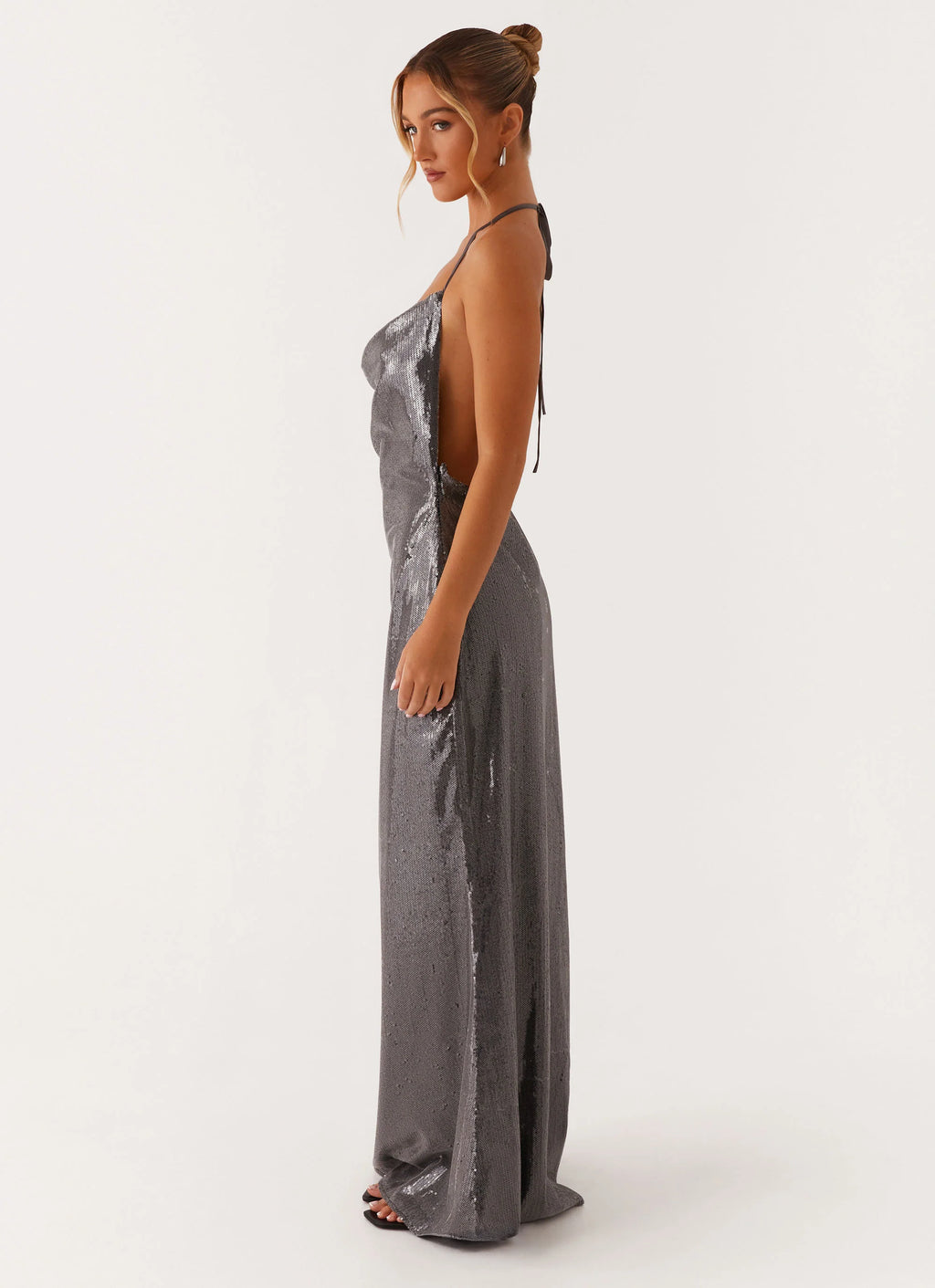 SLEEK LOVE DRESS - SILVER
