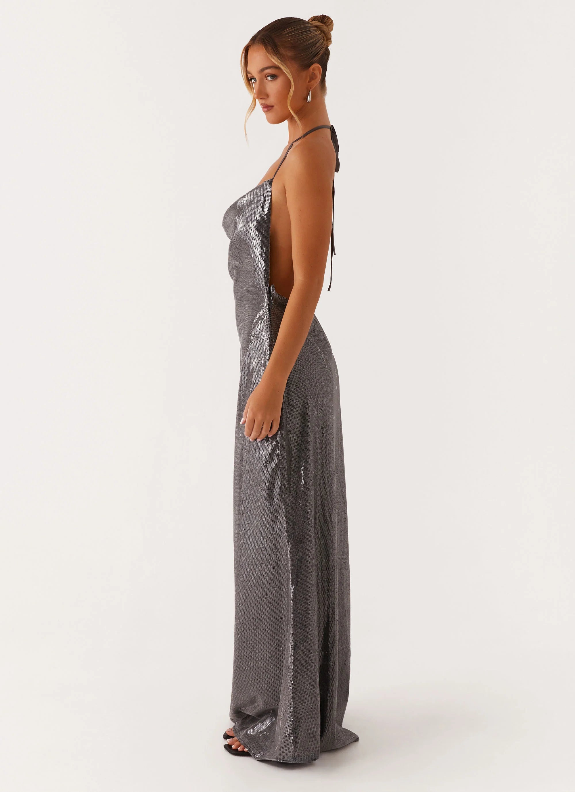 SLEEK LOVE DRESS - SILVER